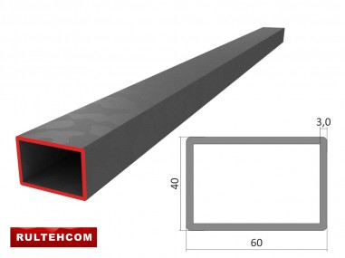 Țeavă profilată 60х40x3,0mm L-6m