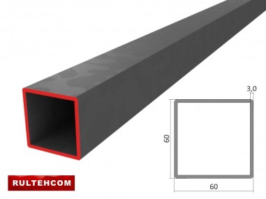 Труба профильная 60х60x3,0мм L-6м