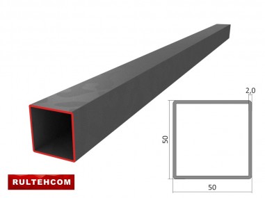 Țeavă profilată 50х50x2,0mm L-6m